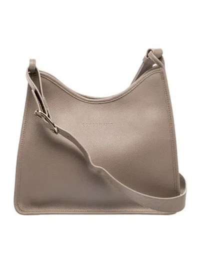 Pre-owned Longchamp Leather Crossbody Bag In Neutrals