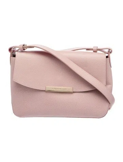 Pre-owned Longchamp Leather Crossbody Bag In Pink