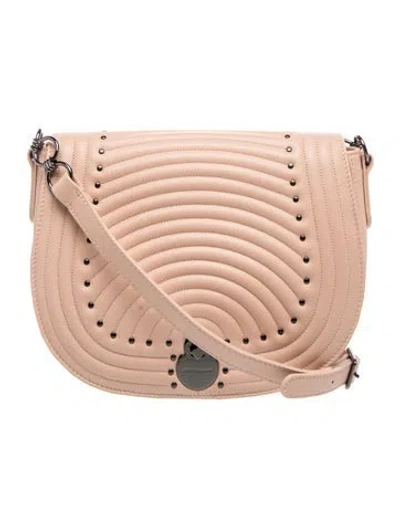 Pre-owned Longchamp Leather Crossbody Bag In Pink