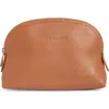 Longchamp Leather Dome Cosmetics Case