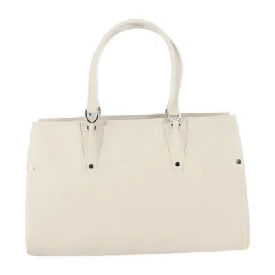 Pre-owned Longchamp Leather Handbag () In Beige