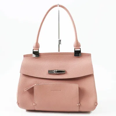 Pre-owned Longchamp Leather Handbag () In Pink