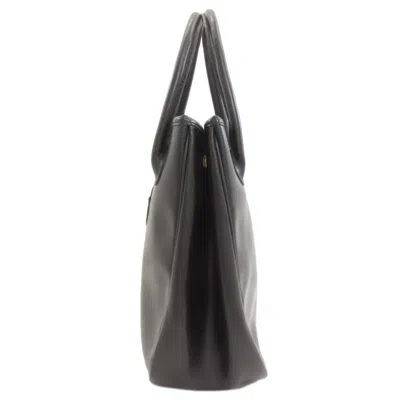 Pre-owned Longchamp Leather Handbag () In Black