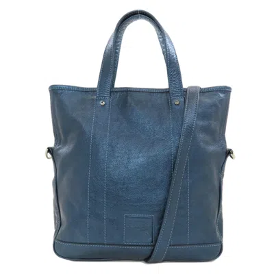 Pre-owned Longchamp Leather Handbag () In Blue