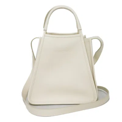 Pre-owned Longchamp Leather Handbag Shoulder Bag ()
