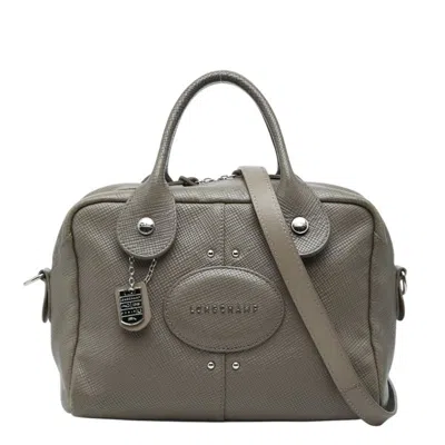 Pre-owned Longchamp Leather Handbag Shoulder Bag () In Multi