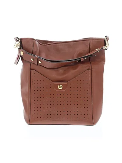 Pre-owned Longchamp Leather Hobo Bag In Brown