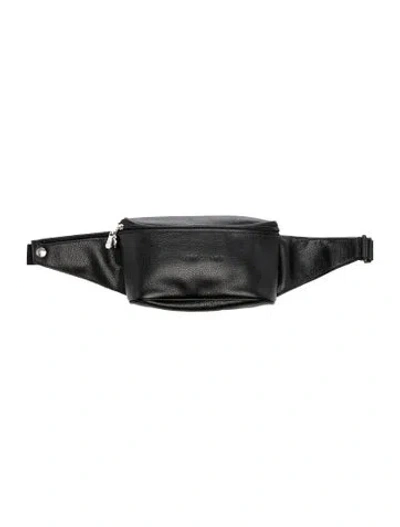 Pre-owned Longchamp Leather Le Foulonne In Black