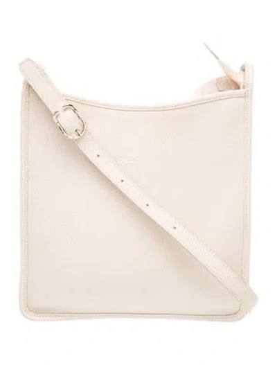 Pre-owned Longchamp Leather Le Foulonné Paprika In Neutral