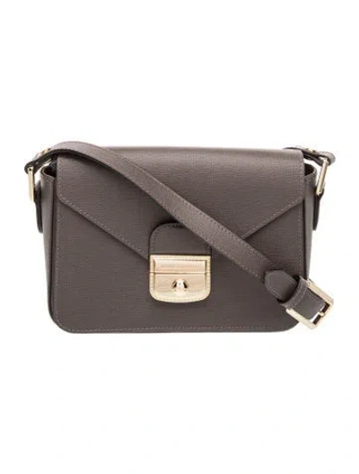 Pre-owned Longchamp Leather Messenger Bag In Multi