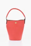 Longchamp Leather Mini Epure Bucket Bag With Removable Shoulder Strap