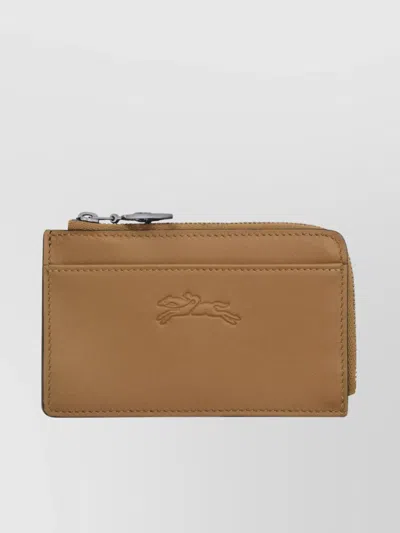 Longchamp Leather Pocket Card Holder