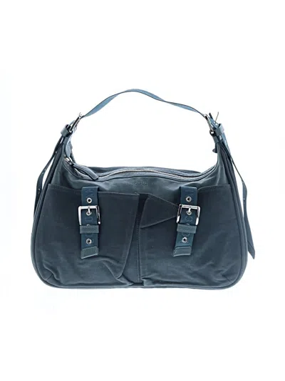 Pre-owned Longchamp Leather Shoulder Bag In Blue