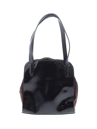 Pre-owned Longchamp Leather Shoulder Bag In Blue