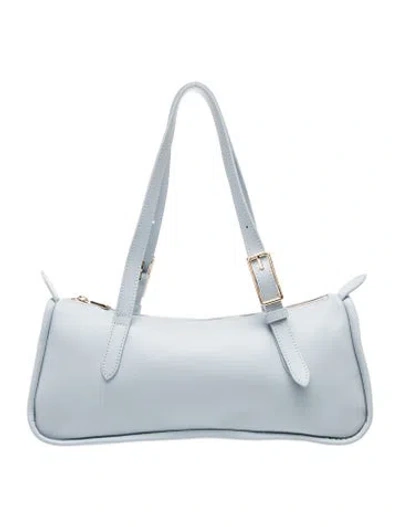 Pre-owned Longchamp Leather Shoulder Bag In Blue