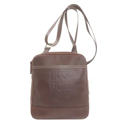Pre-owned Longchamp Leather Shoulder Bag () In Brown