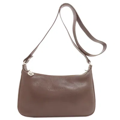 Pre-owned Longchamp Leather Shoulder Bag () In Brown