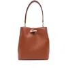 Longchamp M Le Roseau Hobo Bag In Bark Colour
