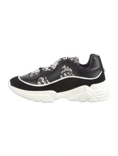 Pre-owned Longchamp Leather Sneakers In Multi