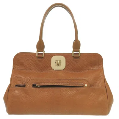 Pre-owned Longchamp Leather Tote Bag () In Brown