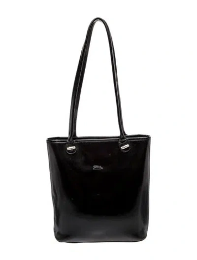 Pre-owned Longchamp Leather Tote In Black