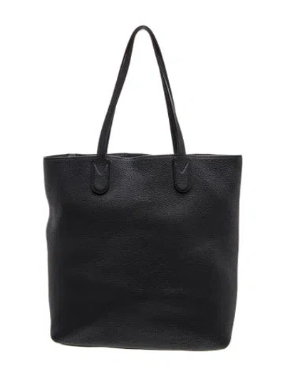 Pre-owned Longchamp Leather Tote In Black
