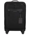 Longchamp Leather-trimmed Wheeled Trolley In Black