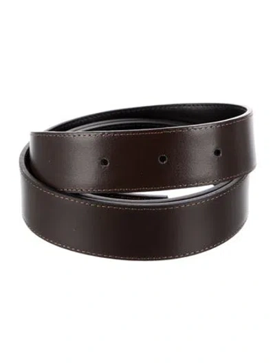 Pre-owned Longchamp Leather Waist Belt W/ Tags In Multi