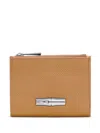 Longchamp Leather Wallet In Neutral
