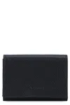 Longchamp Leather Wallet In Black