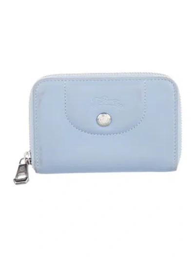 Pre-owned Longchamp Leather Wallet In Blue