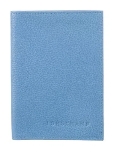 Pre-owned Longchamp Leather Wallet In Blue