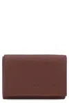 Longchamp Leather Wallet In Brown