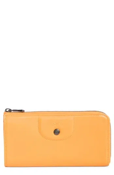 Longchamp Leather Zip Around Wallet