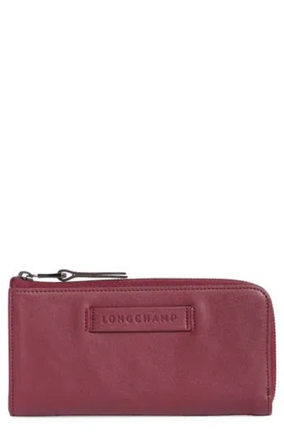 Longchamp Leather Zip Around Wallet