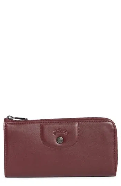 Longchamp Leather Zip Around Wallet