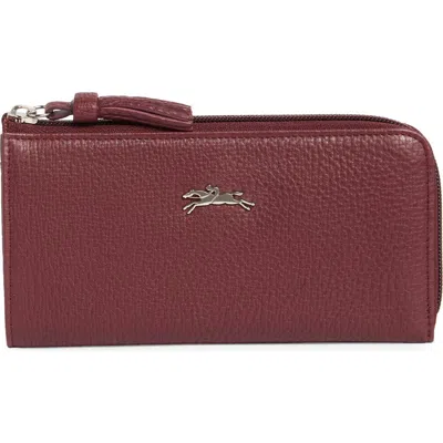 Longchamp Leather Zip Wallet