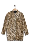 Longchamp Leopard Print Cotton Jacket In Multi