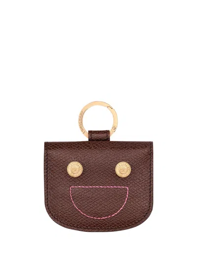 Longchamp `les Champions Epure` Card Holder In Brown