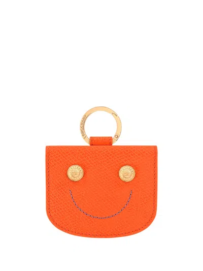 Longchamp `les Champions Epure` Card Holder In Yellow