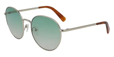 Longchamp Lo101s 711 Occhiali Da Sole Oro Per Donna In Multi