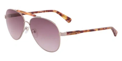 Longchamp Lo109s 690 Women's Sunglasses Blue Size 61 In Brown