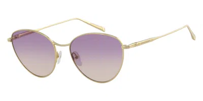 Longchamp Lo112s 721 Women's Sunglasses Gold Size 55