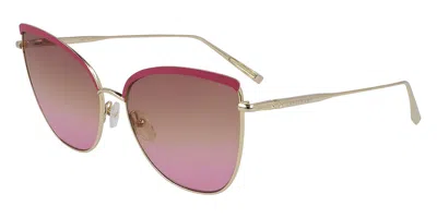 Longchamp Lo130s 716 Occhiali Da Sole Oro Per Donna In Gold