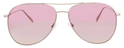 Longchamp Lo139 S N Sunglasses In Rose Gold - Gradient Pink