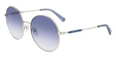 Longchamp Lo143s 719 Occhiali Da Sole Oro Per Donna In Multi