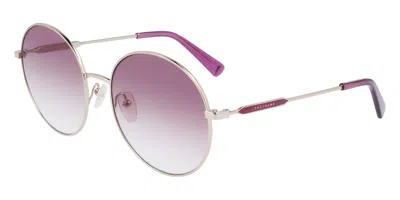 Longchamp Lo143s 773 Occhiali Da Sole Oro Per Donna In Multi