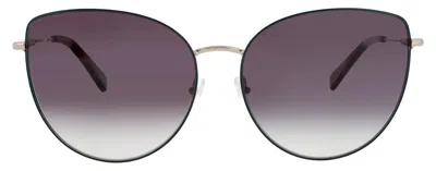 Longchamp Lo158 S N Sunglasses In Gold/havana - Gradient Purple