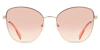 Longchamp Lo164s 727 Women's Sunglasses Gold Size 57