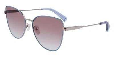 Longchamp Lo165s 705 Women's Sunglasses Blue Size 60